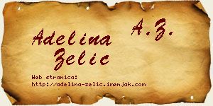 Adelina Zelić vizit kartica